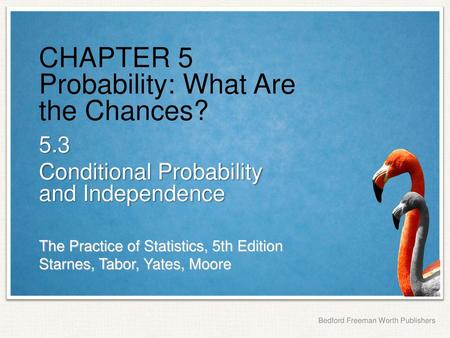 CHAPTER 5 Probability: What Are the Chances?