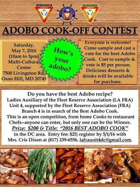 Adobo Cook-off contest