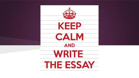 types of essays ppt