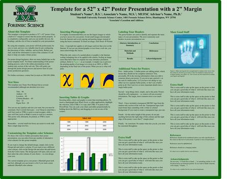 Template for a 52” x 42” Poster Presentation with a 2” Margin