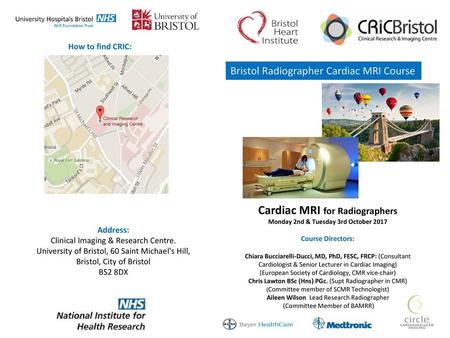 Cardiac MRI for Radiographers Monday 2nd & Tuesday 3rd October 2017