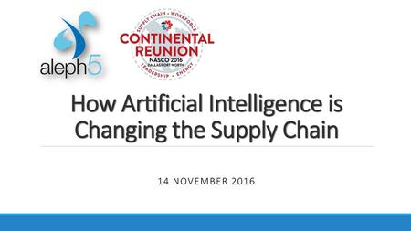 How Artificial Intelligence is Changing the Supply Chain