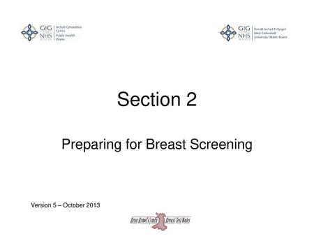 Preparing for Breast Screening