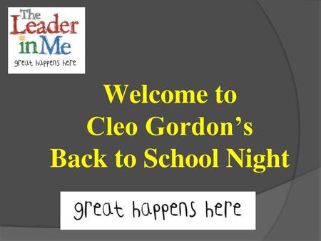 Welcome to Cleo Gordon’s