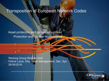Transposition of European Network Codes