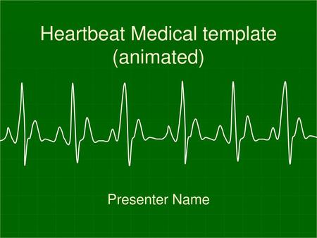 Heartbeat Medical template (animated)