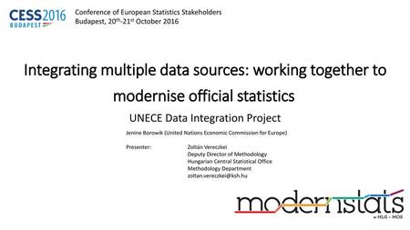 UNECE Data Integration Project