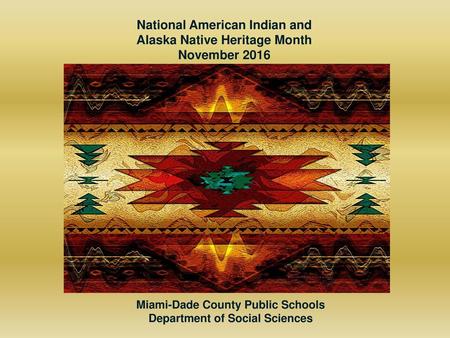 Miami-Dade County Public Schools Department of Social Sciences