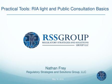 Regulatory Strategies and Solutions Group, LLC