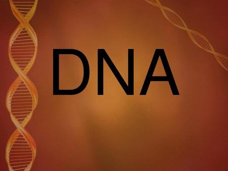 DNA.