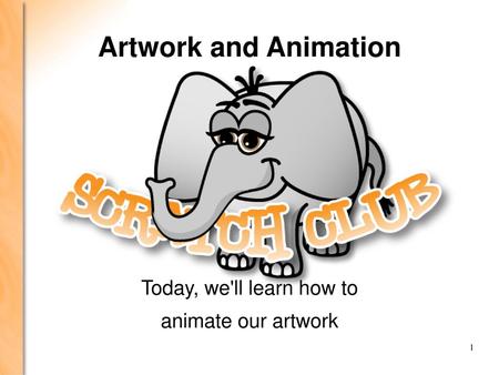 Today, we'll learn how to animate our artwork