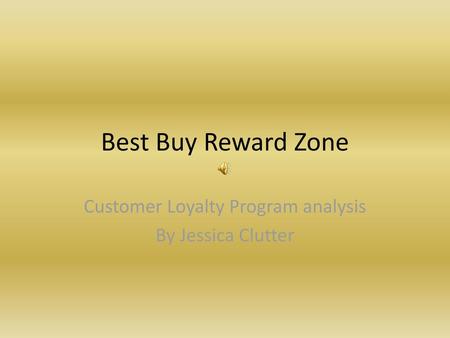 Customer Loyalty Program analysis By Jessica Clutter
