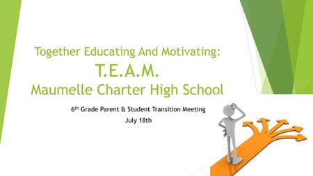6th Grade Parent & Student Transition Meeting July 18th