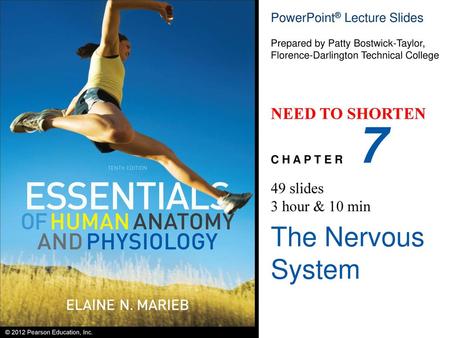 NEED TO SHORTEN 7 49 slides 3 hour & 10 min The Nervous System.