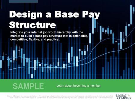 Design a Base Pay Structure