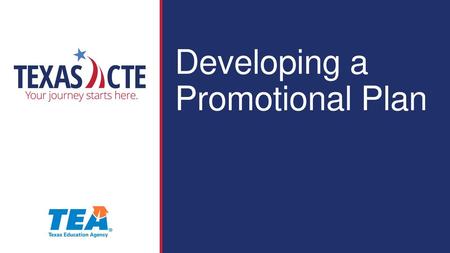 Developing a   Promotional Plan