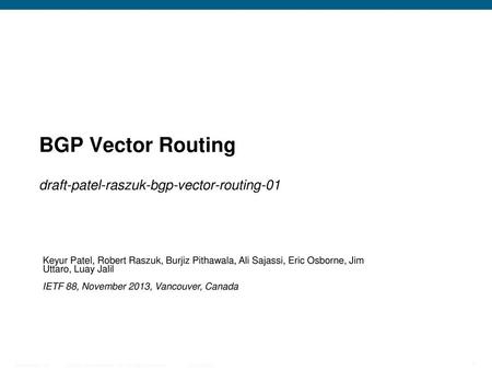 draft-patel-raszuk-bgp-vector-routing-01