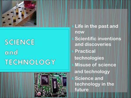 SCIENCE and TECHNOLOGY
