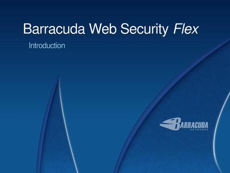 Barracuda Web Security Flex