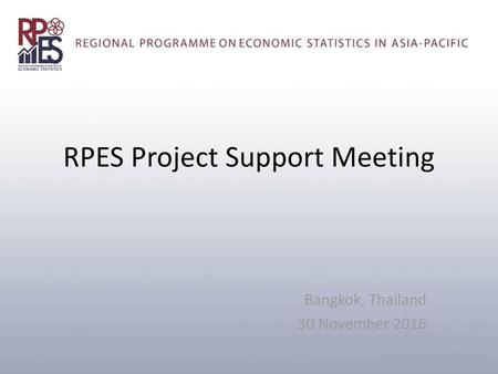 RPES Project Support Meeting