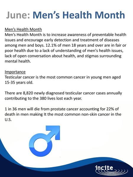 June: Men’s Health Month