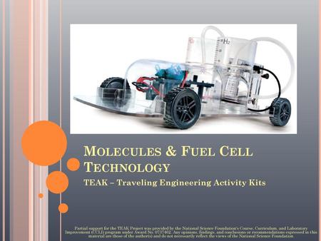 Molecules & Fuel Cell Technology