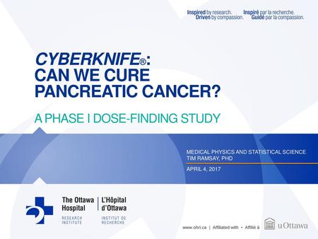 cyberknife®: can we cure pancreatic cancer?