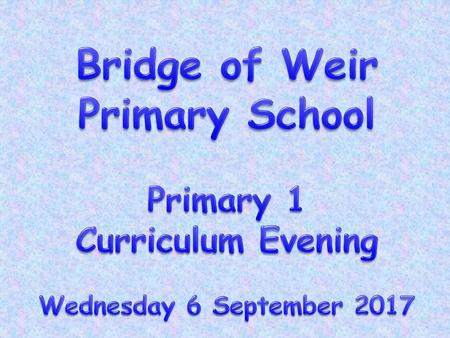 Bridge of Weir Primary School