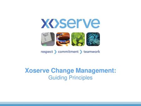 Xoserve Change Management: Guiding Principles