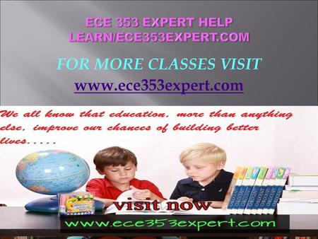 ECE 353 EXPERT help Learn/ece353expert.com