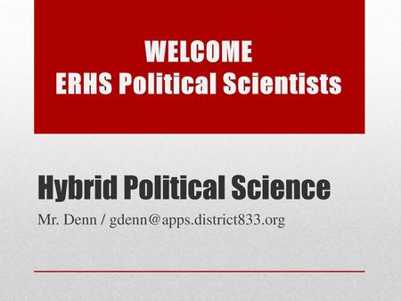 Hybrid Political Science