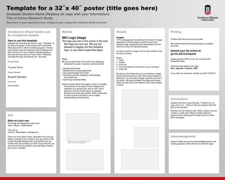 Template for a 32”x 40” poster (title goes here)
