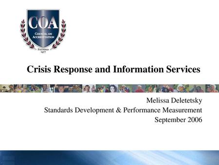 Crisis Response and Information Services