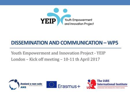 Dissemination and communication – wp5