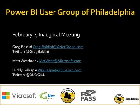 Power BI User Group of Philadelphia