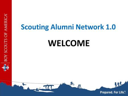 Scouting Alumni Network 1.0