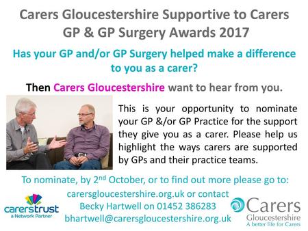 Carers Gloucestershire Supportive to Carers