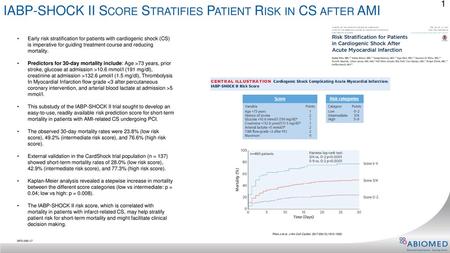 IABP-SHOCK II Score Stratifies Patient Risk in CS after AMI