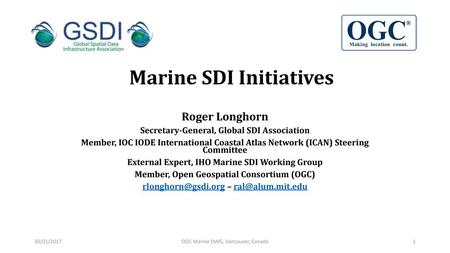 Marine SDI Initiatives