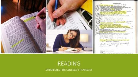 Strategies for College Strategies