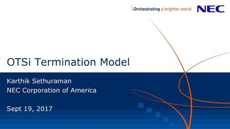 OTSi Termination Model