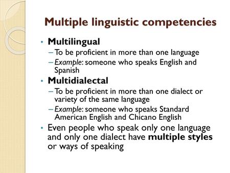 Code Switching Sociolinguistics Ppt Download