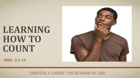 CHAPTER 3: Christ, the reward of life