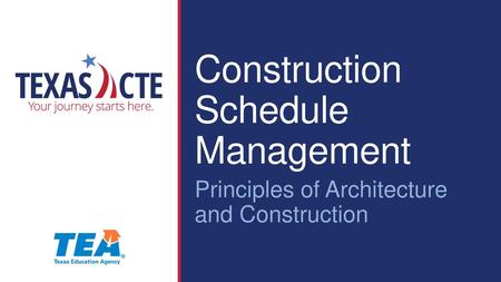 Construction Schedule Management