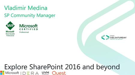 Explore SharePoint 2016 and beyond
