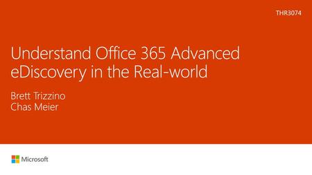 Understand Office 365 Advanced eDiscovery in the Real-world