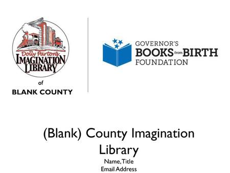 (Blank) County Imagination Library