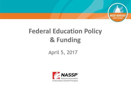 Federal Education Policy & Funding