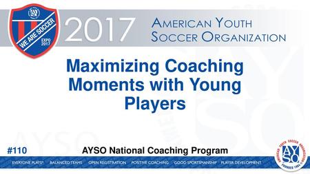 Maximizing Coaching Moments with Young Players