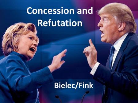 Concession and Refutation Bielec/Fink